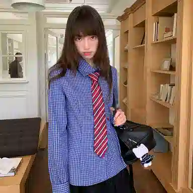 东鲸岁时记 气质清新长袖上衣百搭优雅短裙裙装套装 女款