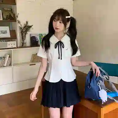 东鲸岁时记 水手服日系清新甜美可爱时尚学院风制服 女款