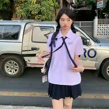 东鲸岁时记 独特漂亮泰式校服短袖衬衫制服 女款 礼盒装