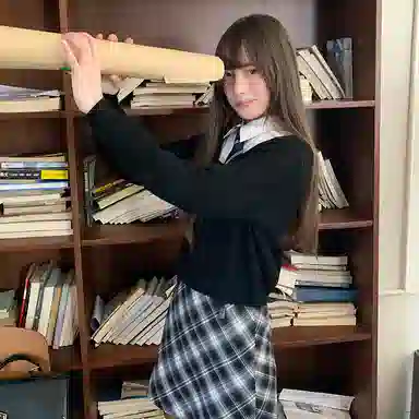 东鲸岁时记 港风穿搭复古绞花松弛感修身通勤针织字母刺绣毛衣 女款 黑色