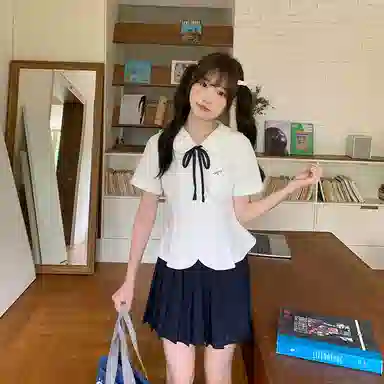 东鲸岁时记 水手服日系清新甜美可爱时尚学院风制服 女款