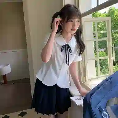 东鲸岁时记 水手服日系清新甜美可爱时尚学院风制服 女款