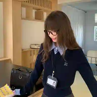 东鲸岁时记 开学季慵懒风可爱舒适保暖复古温柔柔软优雅休闲甜妹日常通勤穿搭开衫外套毕业季针织衫 女款 礼盒装