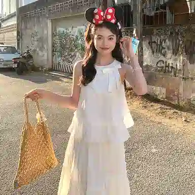 东鲸岁时记 开春性感小个子气质高级感短裙裙装套装 女款 礼盒装 白色