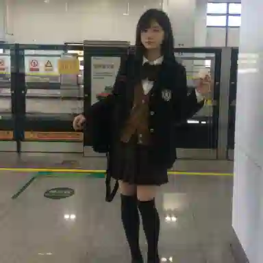 东鲸岁时记 学院风舒适西服简约格子伯克利青藤高校百褶裙制服 女款