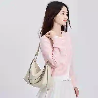 Oldhead Hobo Tote Bag White