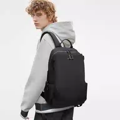 老人头 运动旅行短途出差防水学生多功能大容量上班上课背包 织物 书包电脑双肩包 男