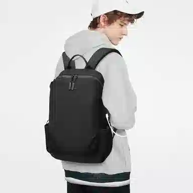 老人头 运动旅行短途出差防水学生多功能大容量上班上课背包 织物 书包电脑双肩包 男