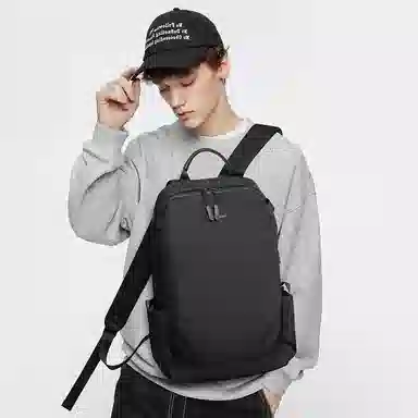 老人头 运动旅行短途出差防水学生多功能大容量上班上课背包 织物 书包电脑双肩包 男