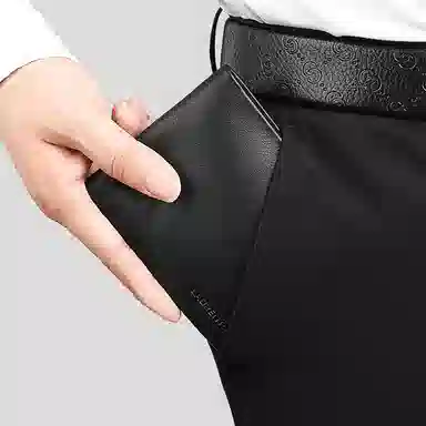 Laorentou Wallet Black