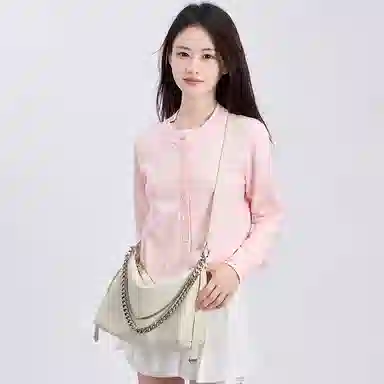 Oldhead Hobo Tote Bag White