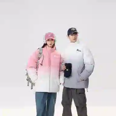 CSKS Retro Star Logo Puffer Jacket