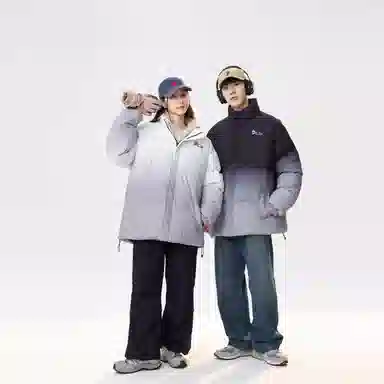 CSKS Retro Star Logo Puffer Jacket