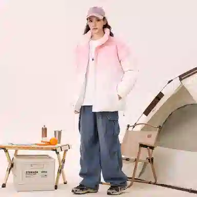 CSKS Retro Star Logo Puffer Jacket