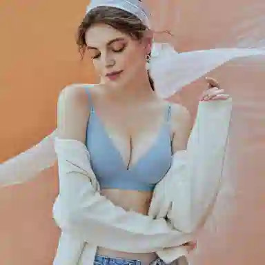 内在密码 平胸专用内衣女小胸聚拢防下垂外扩型胸衣显大舒适无痕螺纹文胸