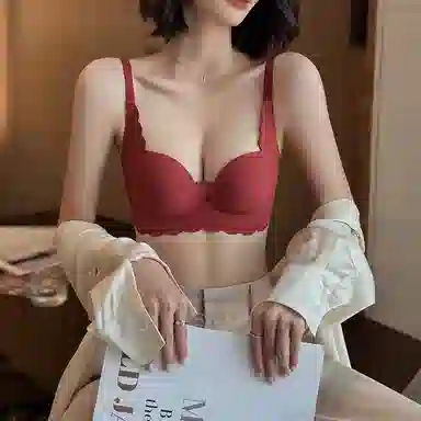 内在密码 白色内衣女小胸聚拢显大腰细软支撑防下垂收副乳性感透气无痕文胸