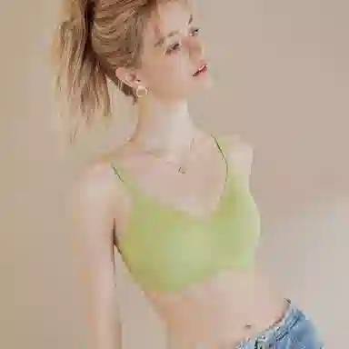 内在密码 大胸显小聚拢薄款无痕透果冻条上托防下垂舒适文胸 女款