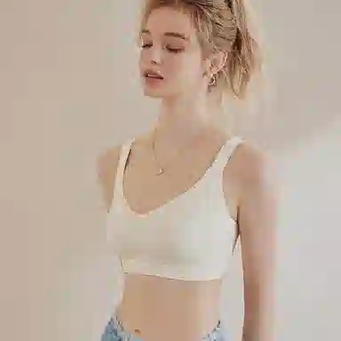 内在密码 大胸显小超薄无痕兔耳杯透气果冻条支撑防下垂显瘦胖文胸 女款