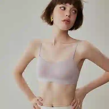 内在密码 无痕内衣女聚拢小胸夏轻薄透气舒适性感无钢圈裹胸防走光文胸罩杯