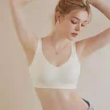 内在密码 大胸显小超薄无痕兔耳杯透气果冻条支撑防下垂显瘦胖文胸 女款