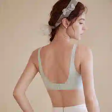 内在密码 透气内衣女聚拢小胸固定不空杯无痕无钢圈收副乳防下垂薄款文胸