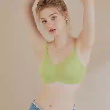 内在密码 大胸显小聚拢薄款无痕透果冻条上托防下垂舒适文胸 女款