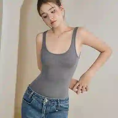 内在密码 蚕丝辣妹百搭内搭外穿舒适显瘦背心 女款