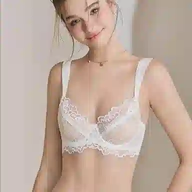 内在密码 法式蕾丝纯欲胸大显小防下垂性感文胸 女款