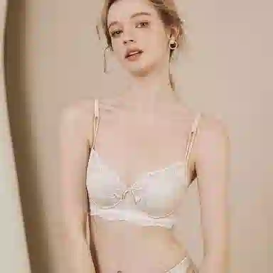 内在密码 法式纯欲蕾丝防下垂超薄内衣裤套装 女款