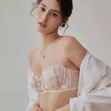 内在密码 法式内衣女薄款大胸显小胸收副乳防下垂聚拢兔耳朵半杯文胸 女款