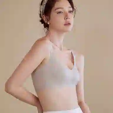 内在密码 纯色无痕无钢圈收副乳文胸 女款