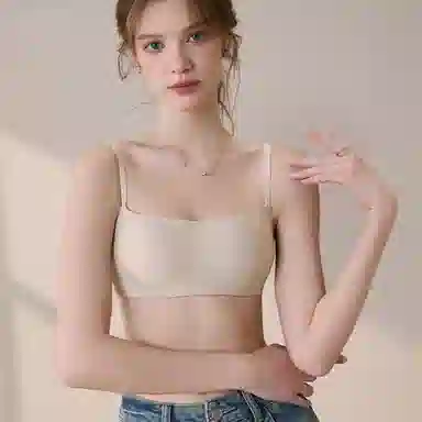 内在密码 一字领防走光抹胸一体无痕薄款裹胸粉底液肤色隐形夏季文胸 女款