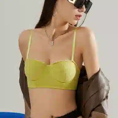 内在密码 小胸聚拢内衣女薄款纯欲风软钢圈防下垂文胸套装 礼盒装