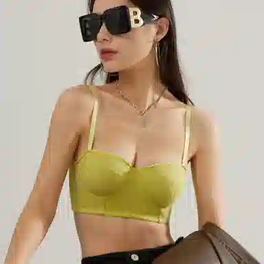 内在密码 小胸聚拢内衣女薄款纯欲风软钢圈防下垂文胸套装 礼盒装