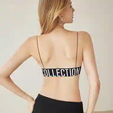 内在密码 细肩带美背小胸字母性感裹胸抹胸无痕夏季文胸 女款