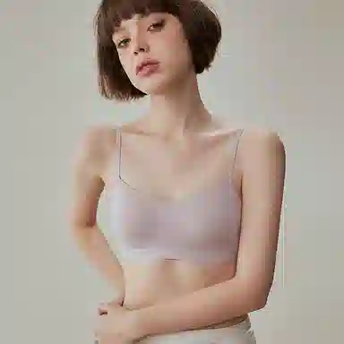 内在密码 无痕内衣女聚拢小胸夏轻薄透气舒适性感无钢圈裹胸防走光文胸罩杯