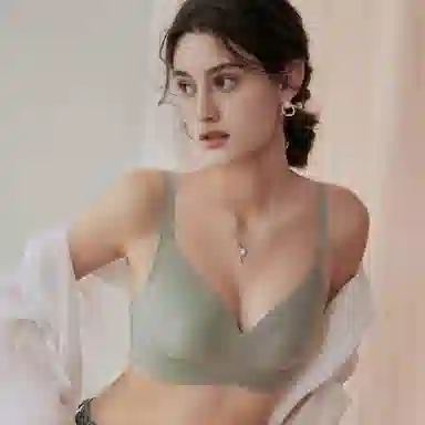 内在密码 纯色无钢圈软支撑防下垂兔耳朵文胸