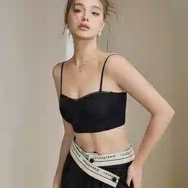 内在密码 纯色蕾丝边可外露细肩带防走光聚拢文胸 女款