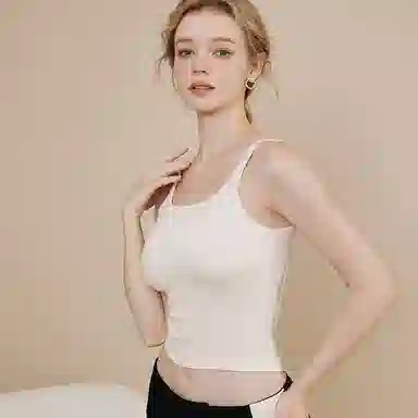 内在密码 无痕带胸垫一体式显瘦内搭保暖上装 女款