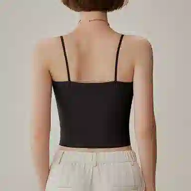 内在密码 细带背心女外穿带胸垫一体夏季薄款抹胸打底美背显瘦内搭吊带上衣