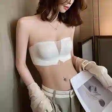 内在密码 大胸显小防滑超薄隐形美背抹胸聚拢裹胸文胸