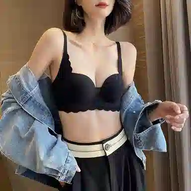 内在密码 白色内衣女小胸聚拢显大腰细软支撑防下垂收副乳性感透气无痕文胸