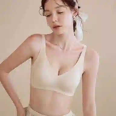 内在密码 薄款凉感无痕小胸聚拢防下垂显大内衣女透气无钢圈收副乳文胸