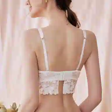 内在密码 红色内衣女大胸显小性感本命年蕾丝内裤结婚新娘套装内衣裤套装 女款 礼盒装