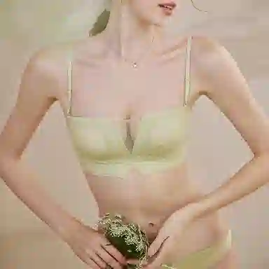 内在密码 无肩带内衣大胸显小防滑隐形美背抹胸超薄聚拢防下垂裹胸文胸