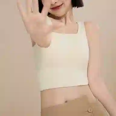 内在密码 保暖背心女款无痕女士自带杯垫免穿文胸磨毛秋冬季打底显瘦内搭