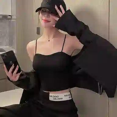 内在密码 小吊带背心女内搭外穿带胸垫文胸美背聚拢防下垂无痕防走光内衣