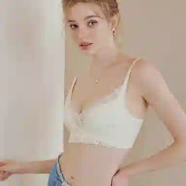 内在密码 法式蕾丝性感轻薄显小无痕透气洞洞杯收副乳文胸 女款