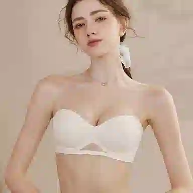 内在密码 小胸聚拢无痕半杯内衣女收副乳法式平胸显大文胸套装