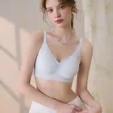 内在密码 凉感无痕大胸显小薄款舒适透气无钢圈上托防下垂呼吸洞洞杯文胸 女款